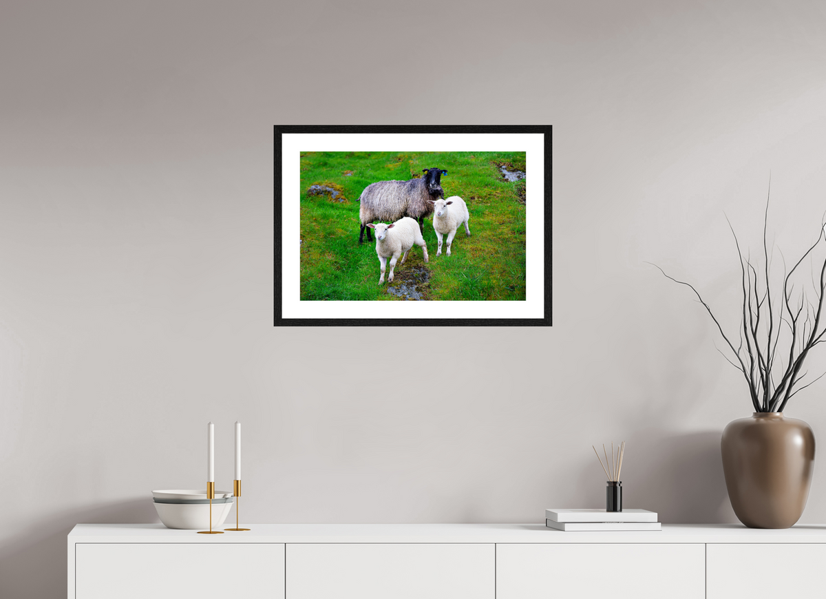 24 x 16″, Glossy Print (Framed) Norway15