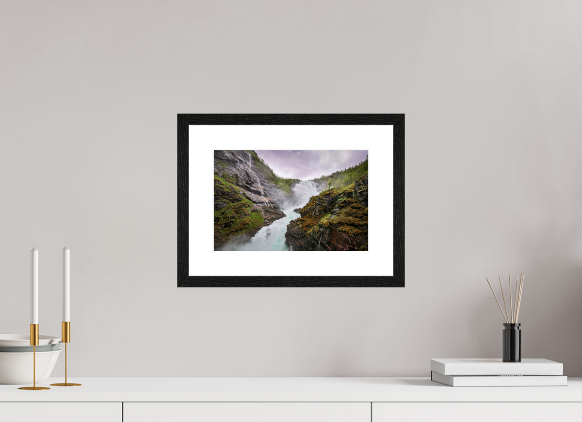 12 x 8″, Glossy Print (Framed) Norway17