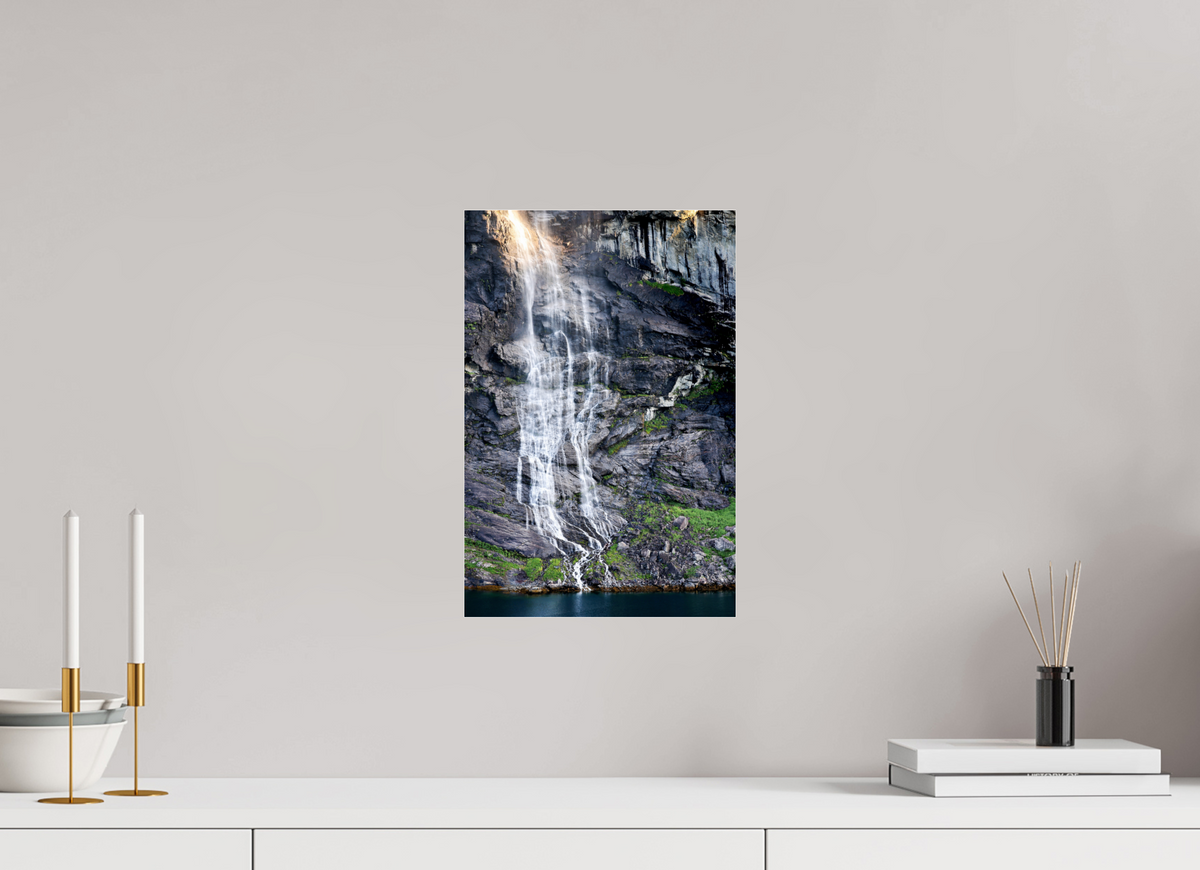10 x 15″, Acrylic under Glass (Unframed) Norway19