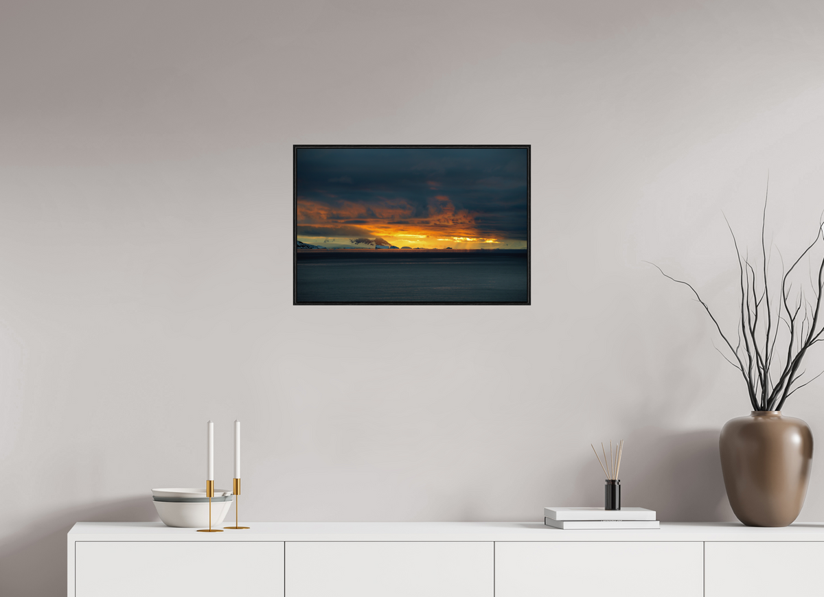 24 x 16″, Acrylic under Glass (Framed) A2