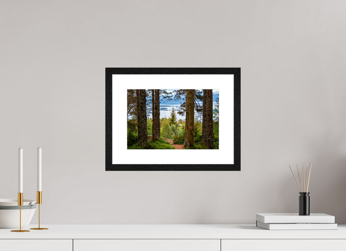 12 x 8″, Glossy Print (Framed) Norway5