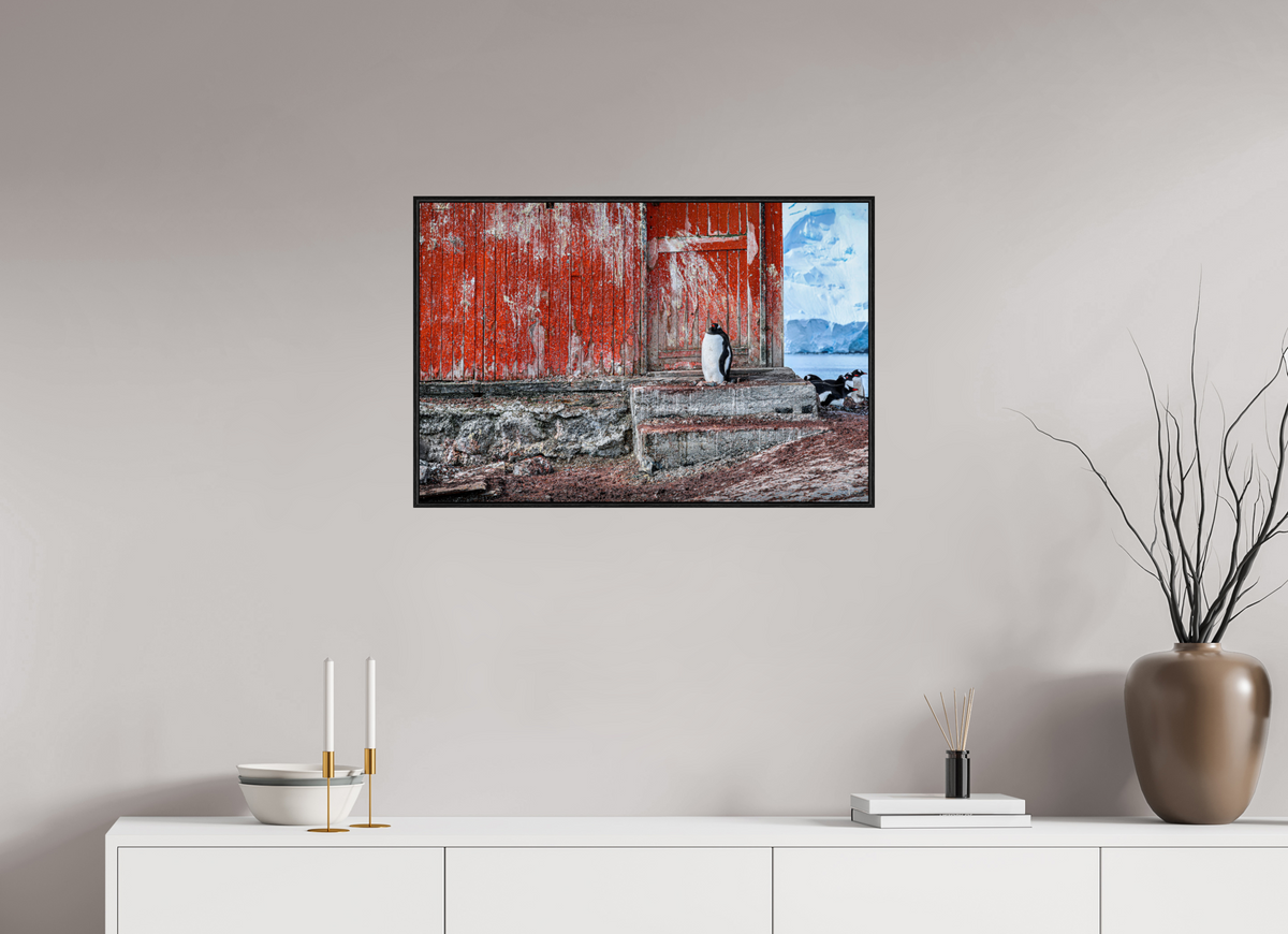 30 x 20″, Acrylic under Glass (Framed) A3