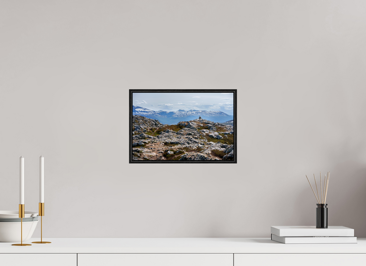 12 x 8″, Acrylic under Glass (Framed) Norway7