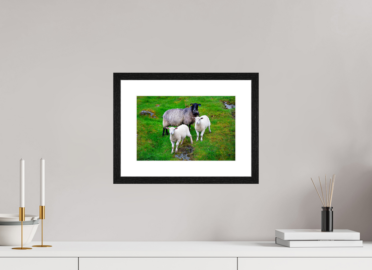 12 x 8″, Glossy Print (Framed) Norway15