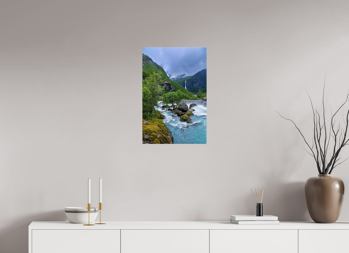 16 x 24″, Acrylic under Glass (Unframed) Norway18