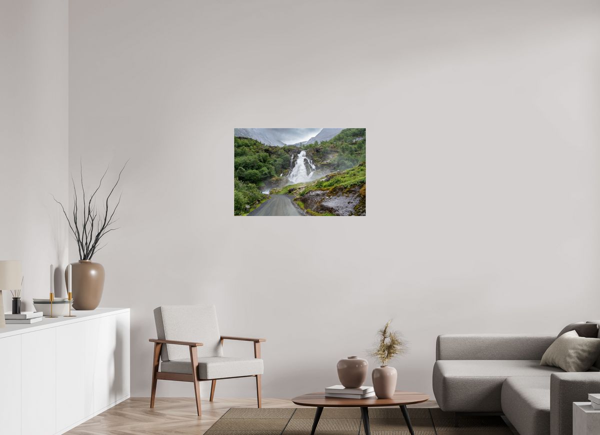 36 x 24″, Acrylic under Glass (Unframed) Norway9
