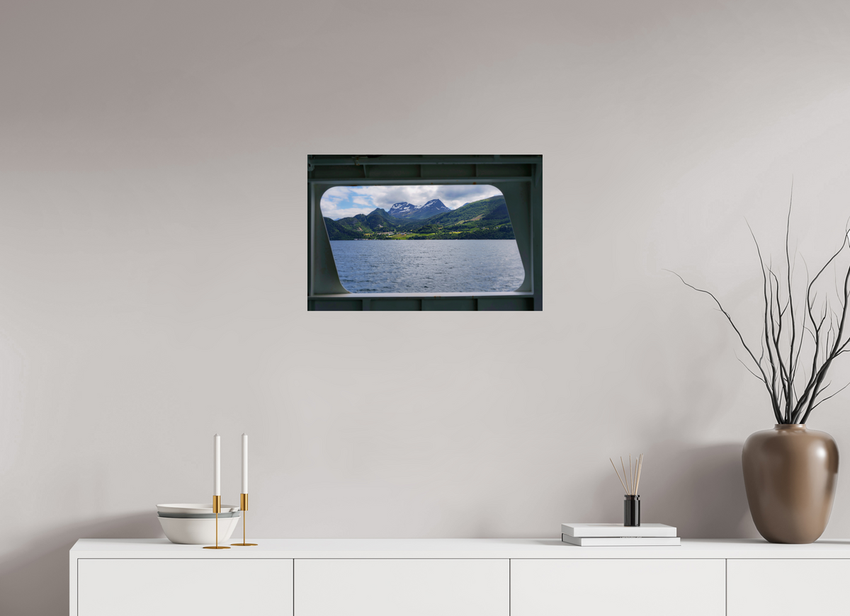 24 x 16″, Acrylic under Glass (Unframed) Norway3
