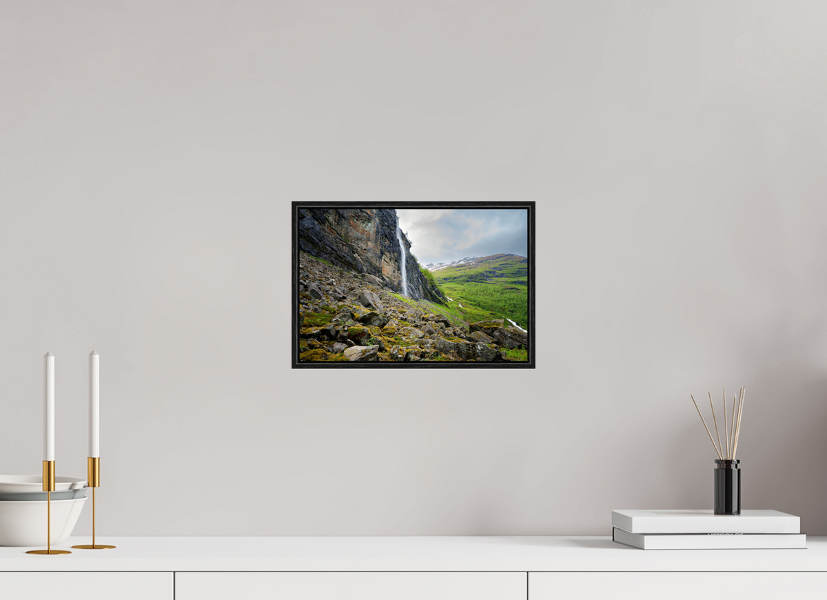 12 x 8″, Acrylic under Glass (Framed) Norway11