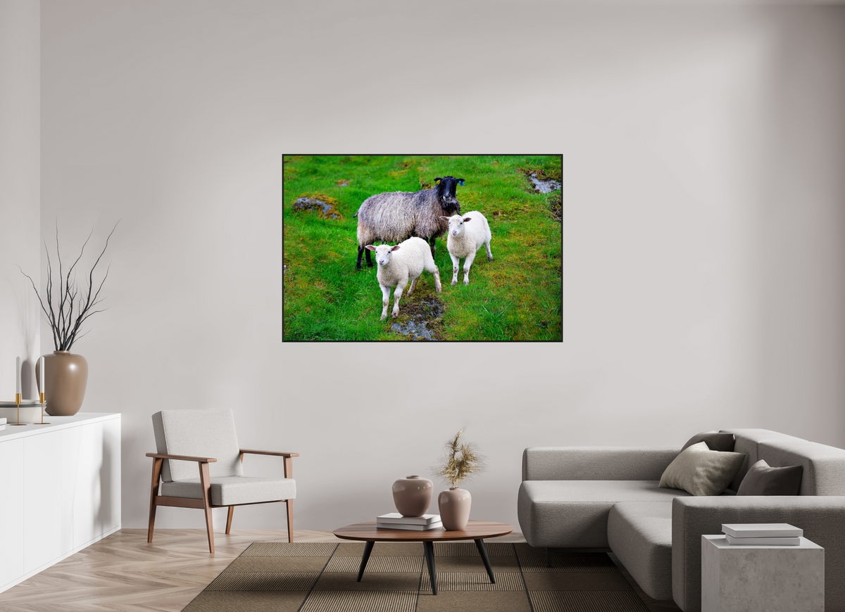 66 x 44″, Acrylic under Glass (Framed) Norway15