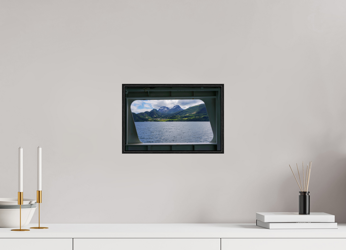 12 x 8″, Acrylic under Glass (Framed) Norway3