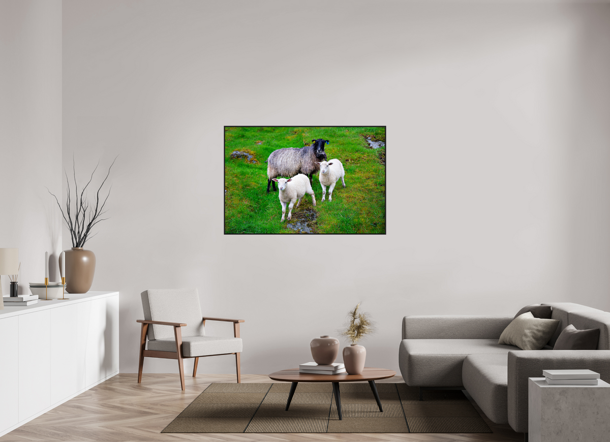 54 x 36″, Acrylic under Glass (Framed) Norway15