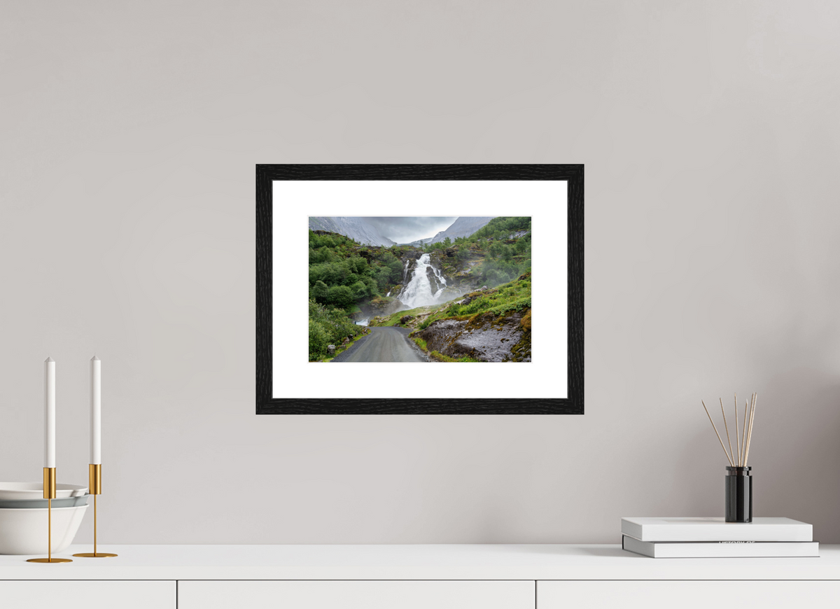12 x 8″, Glossy Print (Framed) Norway9