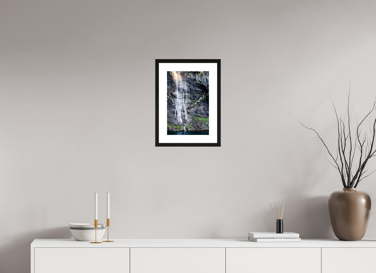 10 x 15″, Glossy Print (Framed) Norway19