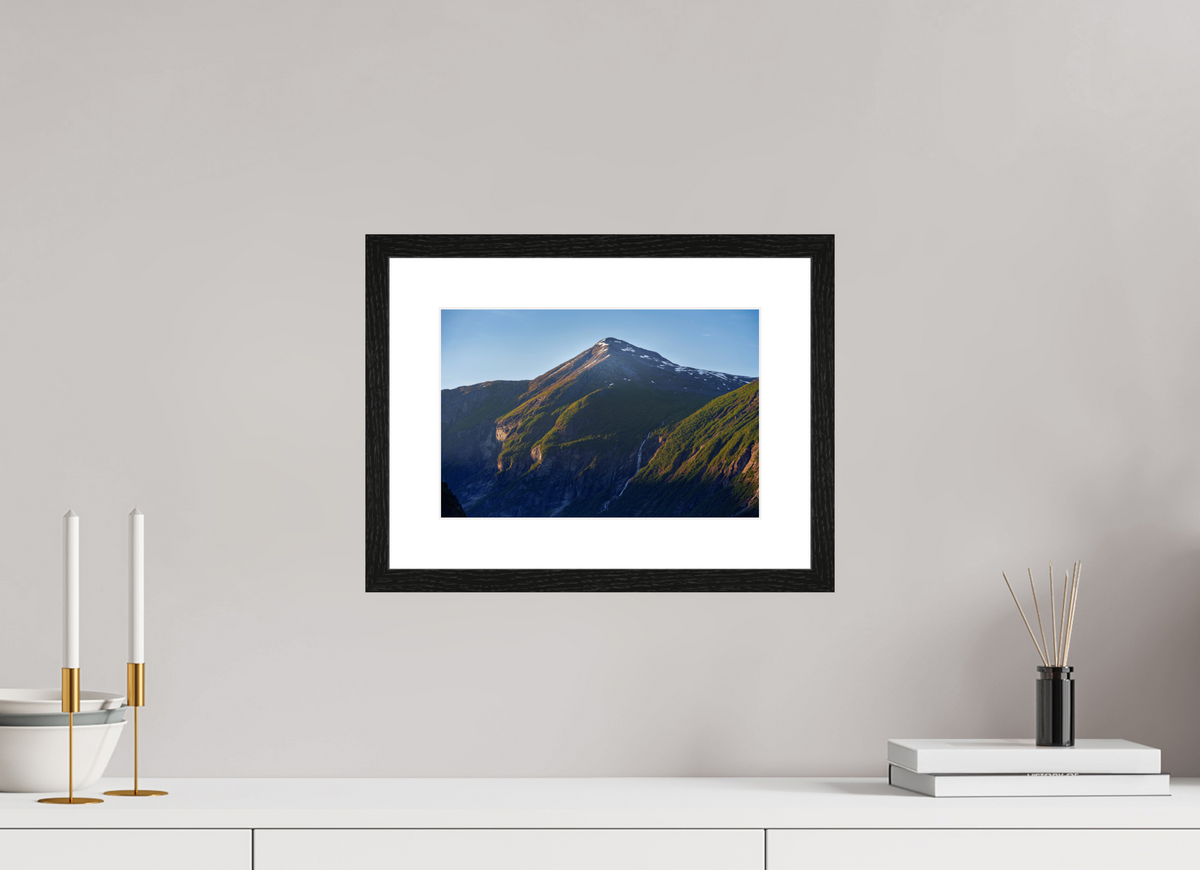 12 x 8″, Glossy Print (Framed) Norway2