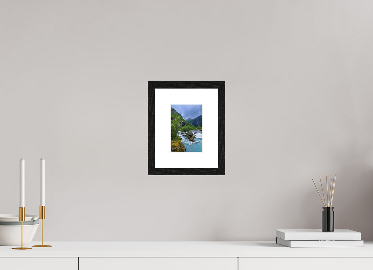 4 x 6″, Glossy Print (Framed) Norway18