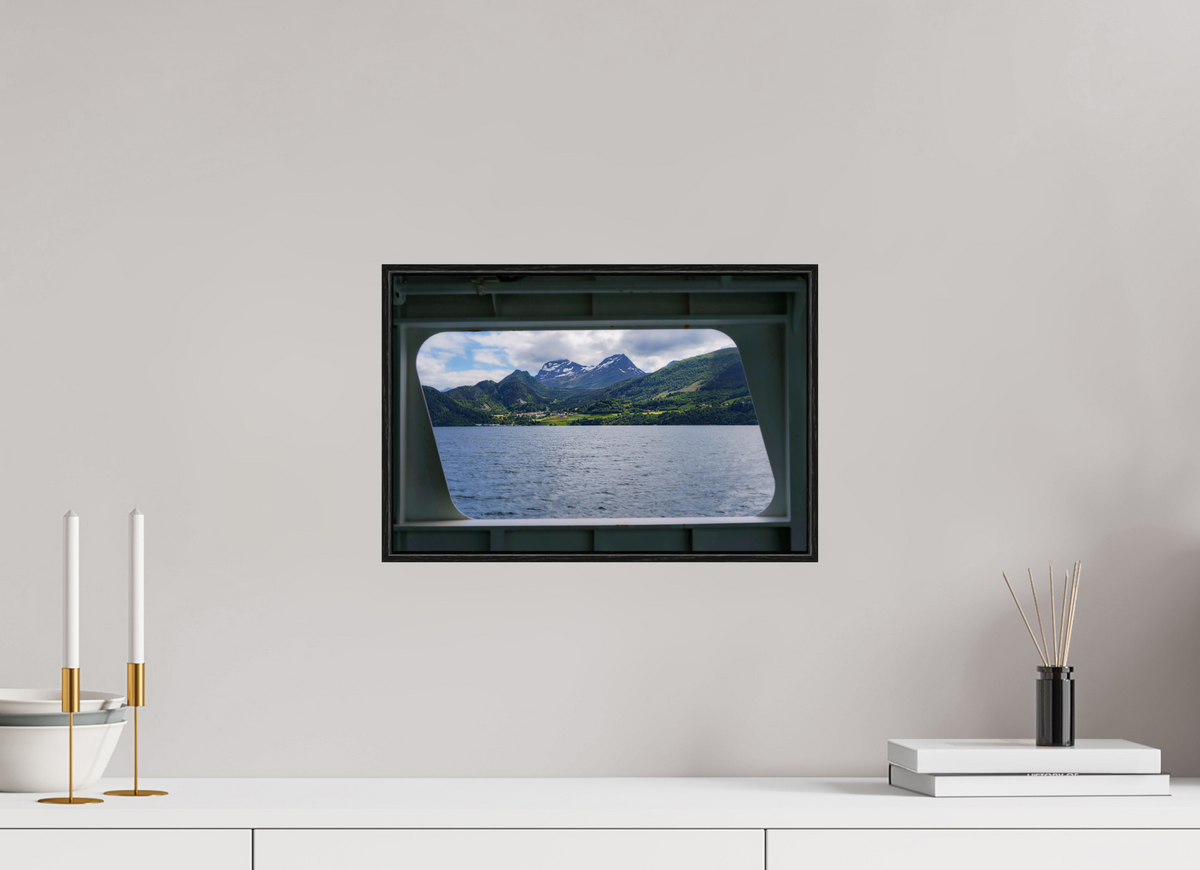 15 x 10″, Acrylic under Glass (Framed) Norway3