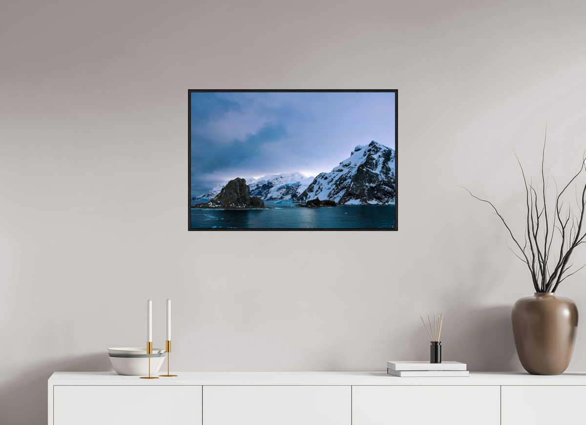30 x 20″, Acrylic under Glass (Framed) A9