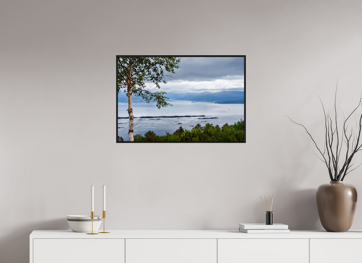 30 x 20″, Acrylic under Glass (Framed) Norway6