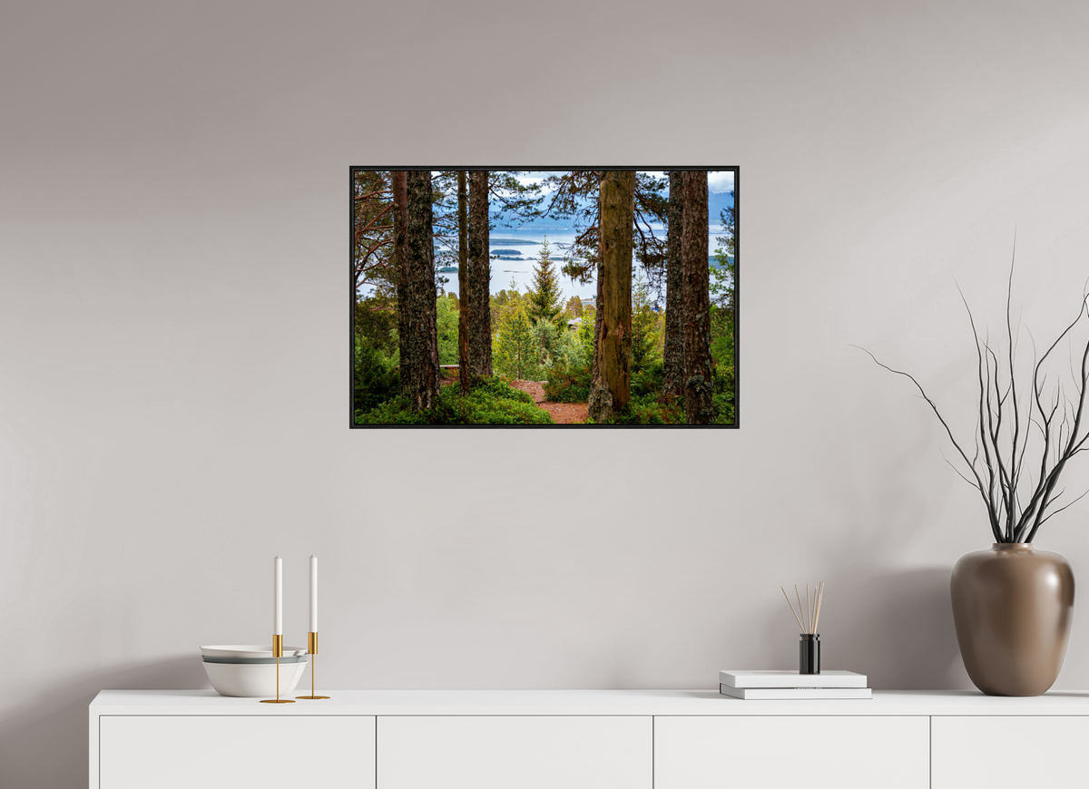 30 x 20″, Acrylic under Glass (Framed) Norway5