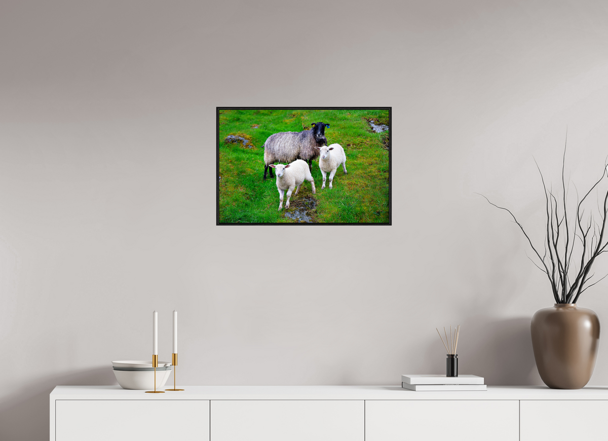 24 x 16″, Acrylic under Glass (Framed) Norway15