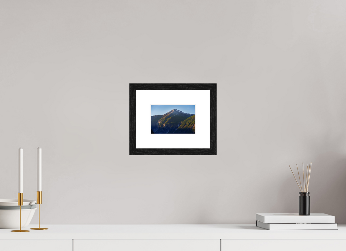 6 x 4″, Glossy Print (Framed) Norway2