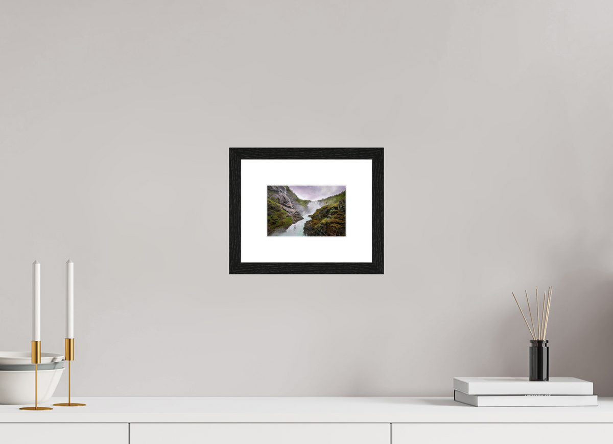 6 x 4″, Glossy Print (Framed) Norway17