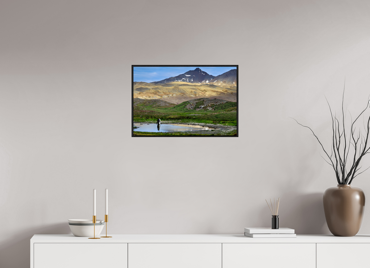 24 x 16″, Acrylic under Glass (Framed) A21