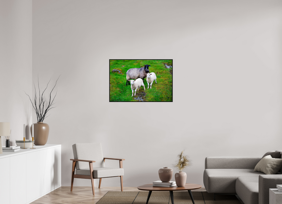 36 x 24″, Acrylic under Glass (Framed) Norway15