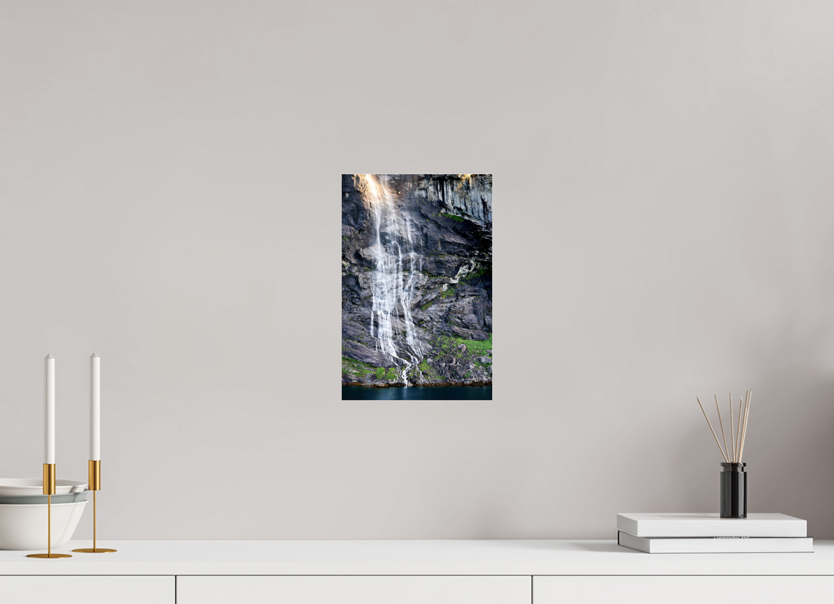8 x 12″, Acrylic under Glass (Unframed) Norway19