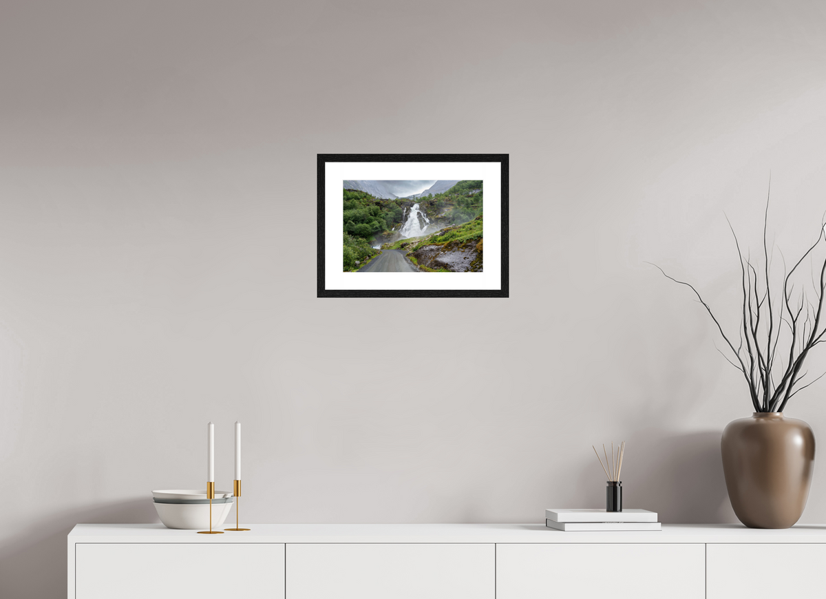 15 x 10″, Glossy Print (Framed) Norway9