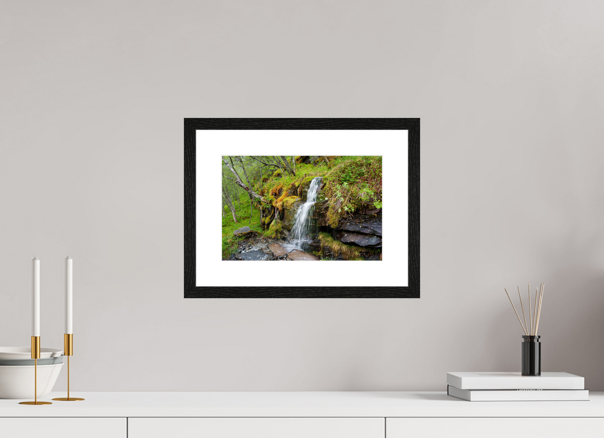 12 x 8″, Glossy Print (Framed) Norway12