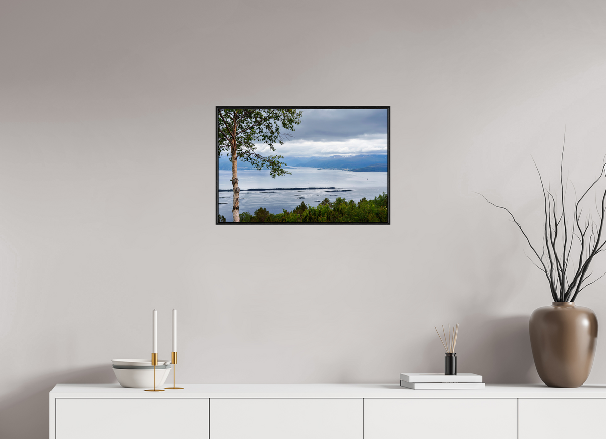 24 x 16″, Acrylic under Glass (Framed) Norway6