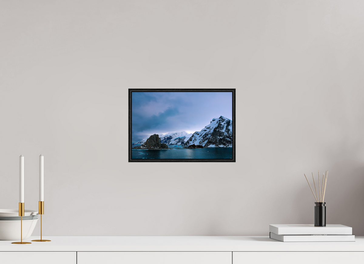 12 x 8″, Acrylic under Glass (Framed) A9