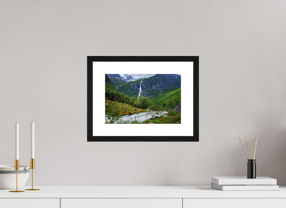 12 x 8″, Glossy Print (Framed) Norway8