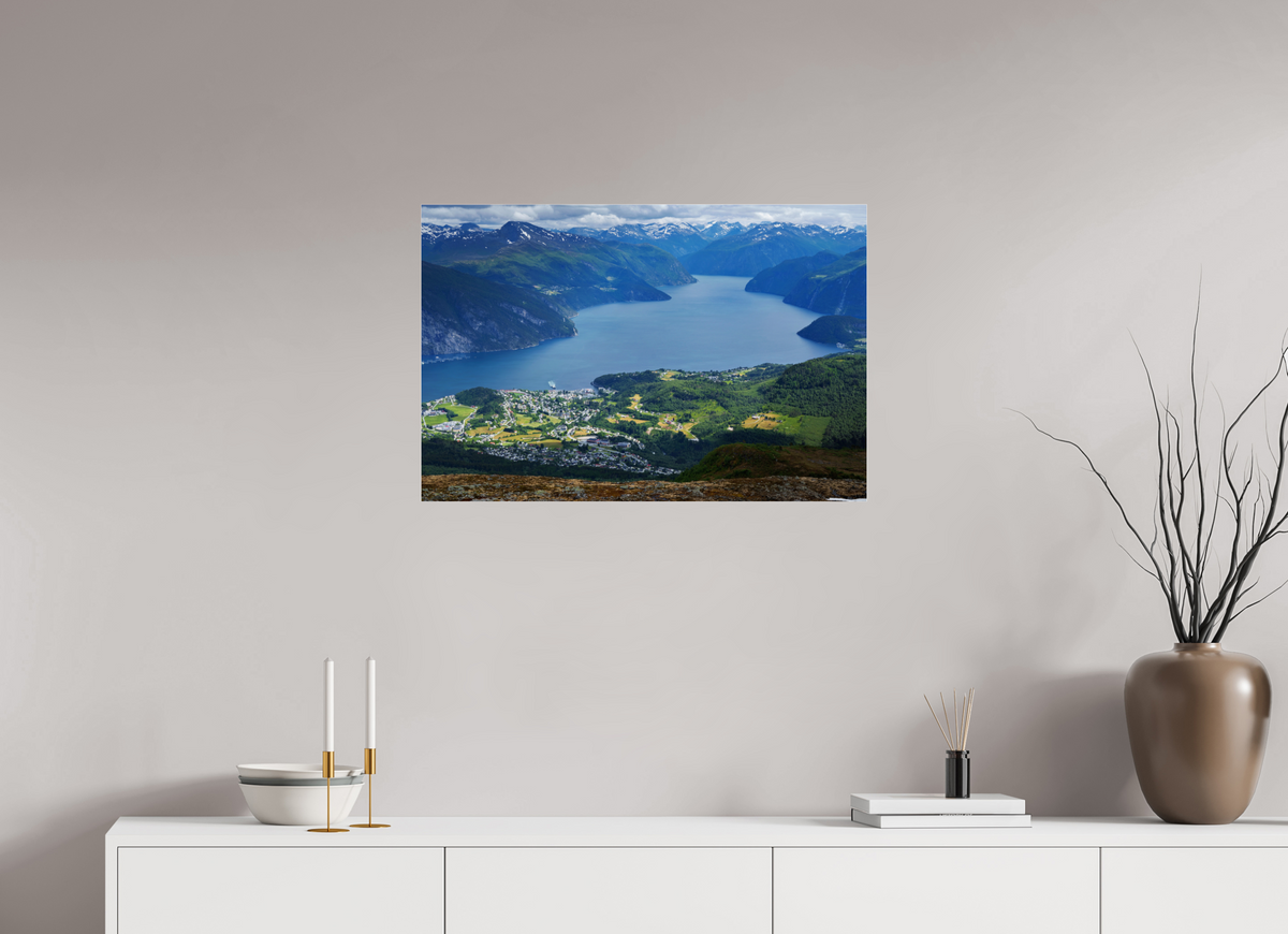 30 x 20″, Acrylic under Glass (Unframed) Norway4