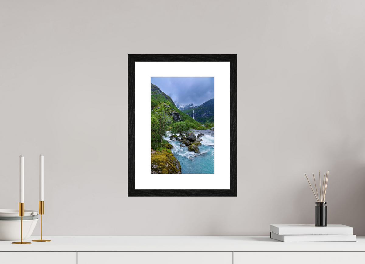 8 x 12″, Glossy Print (Framed) Norway18