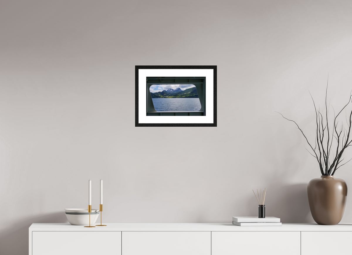 15 x 10″, Glossy Print (Framed) Norway3