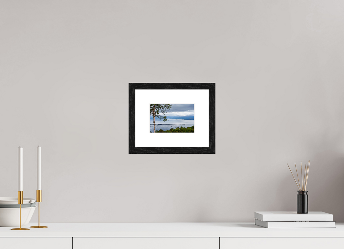 6 x 4″, Glossy Print (Framed) Norway6