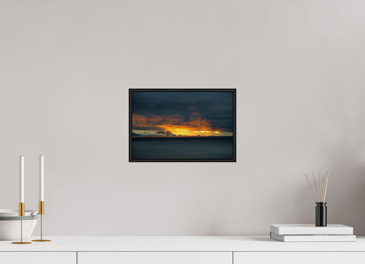 12 x 8″, Acrylic under Glass (Framed) A2