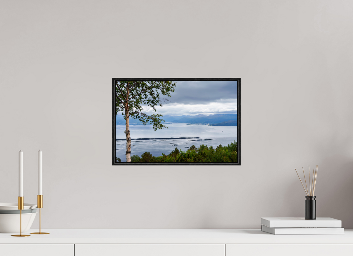 15 x 10″, Acrylic under Glass (Framed) Norway6