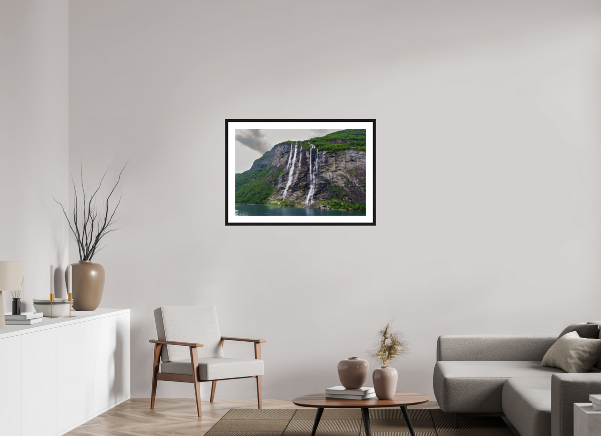 36 x 24″, Glossy Print (Framed) Norway1
