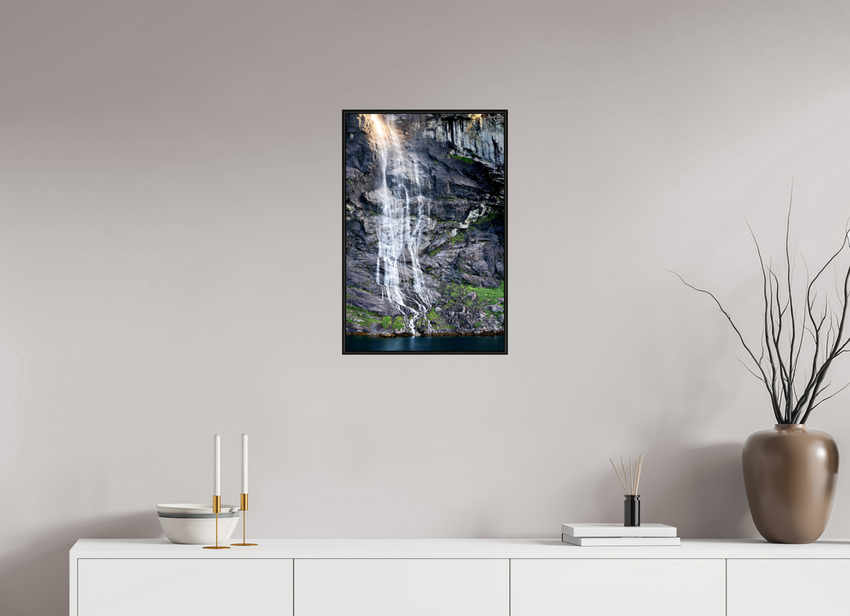 16 x 24″, Acrylic under Glass (Framed) Norway19