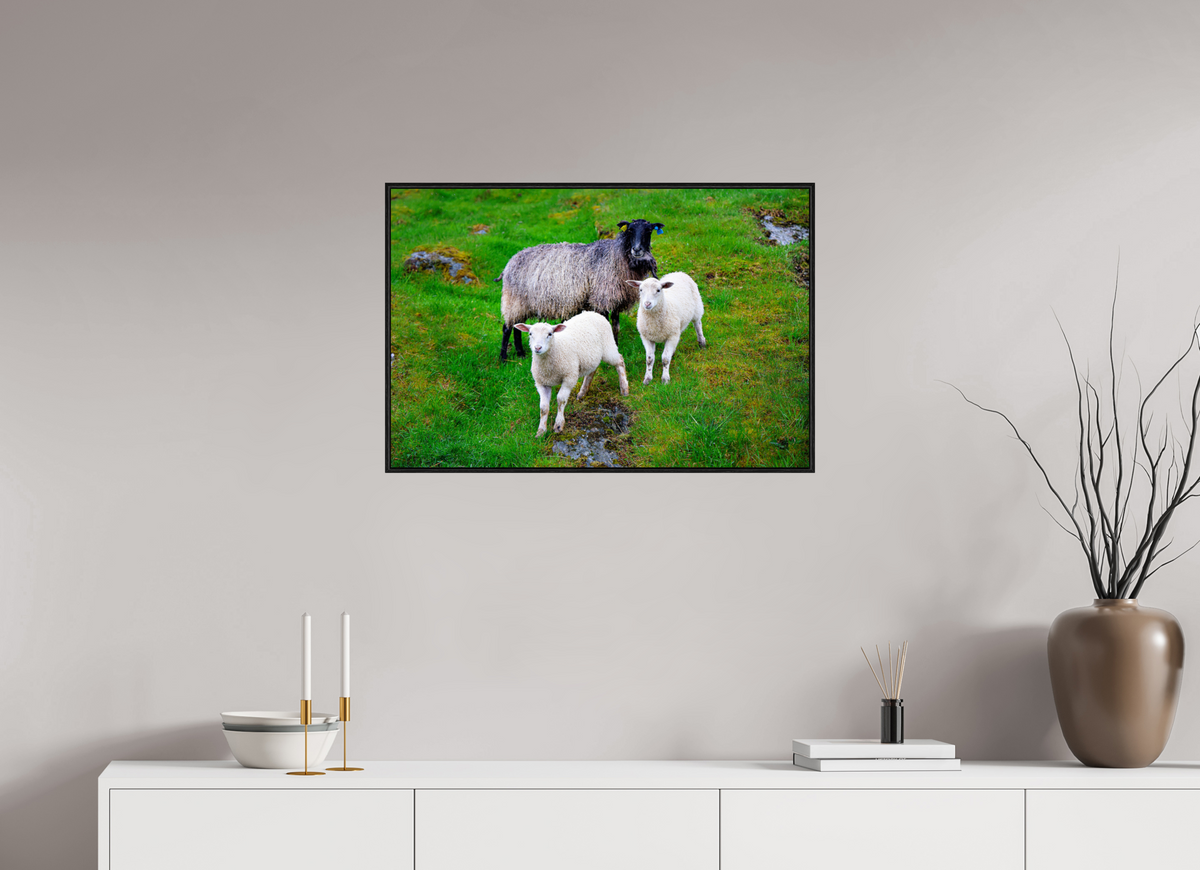 30 x 20″, Acrylic under Glass (Framed) Norway15