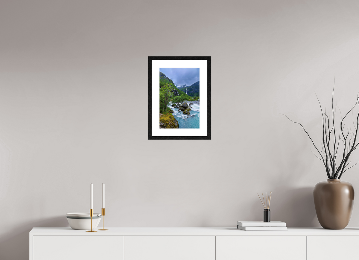 10 x 15″, Glossy Print (Framed) Norway18