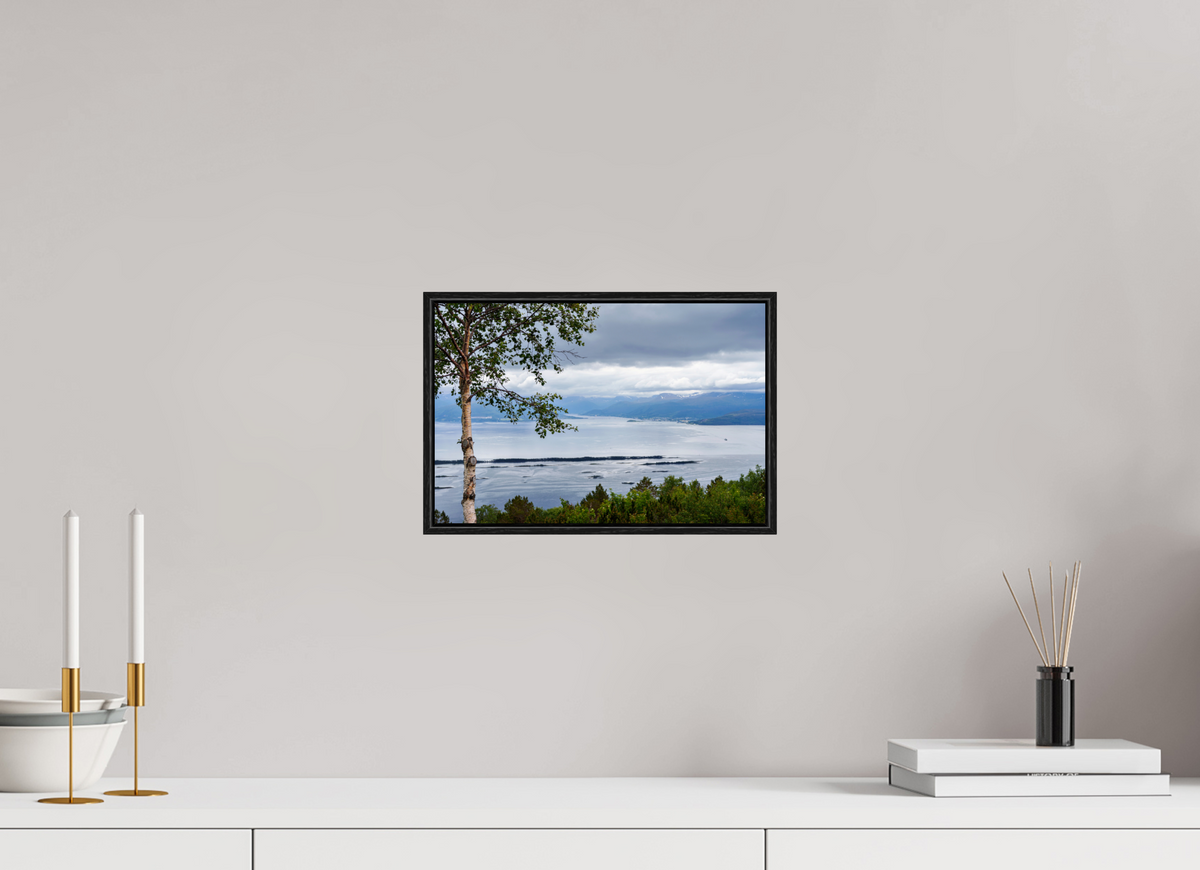 12 x 8″, Acrylic under Glass (Framed) Norway6