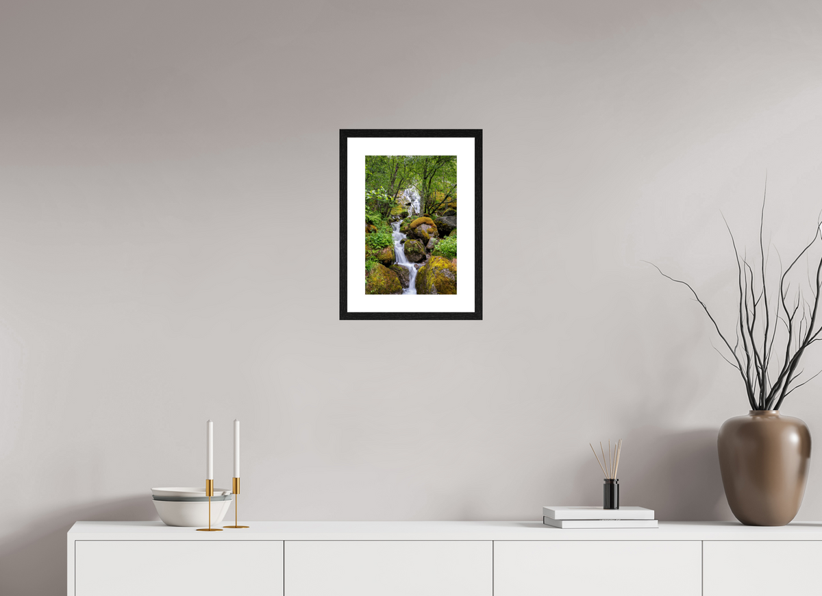 10 x 15″, Glossy Print (Framed) Norway10