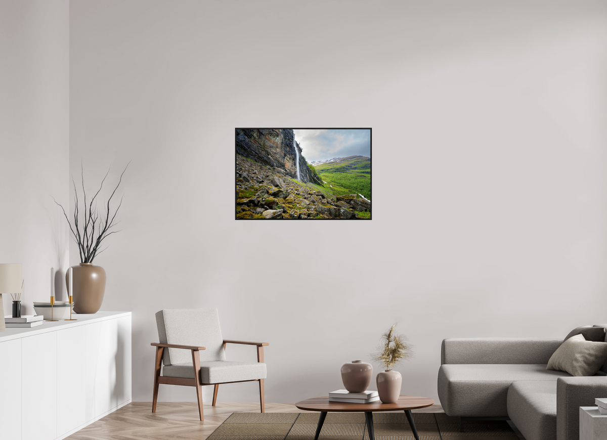 36 x 24″, Acrylic under Glass (Framed) Norway11