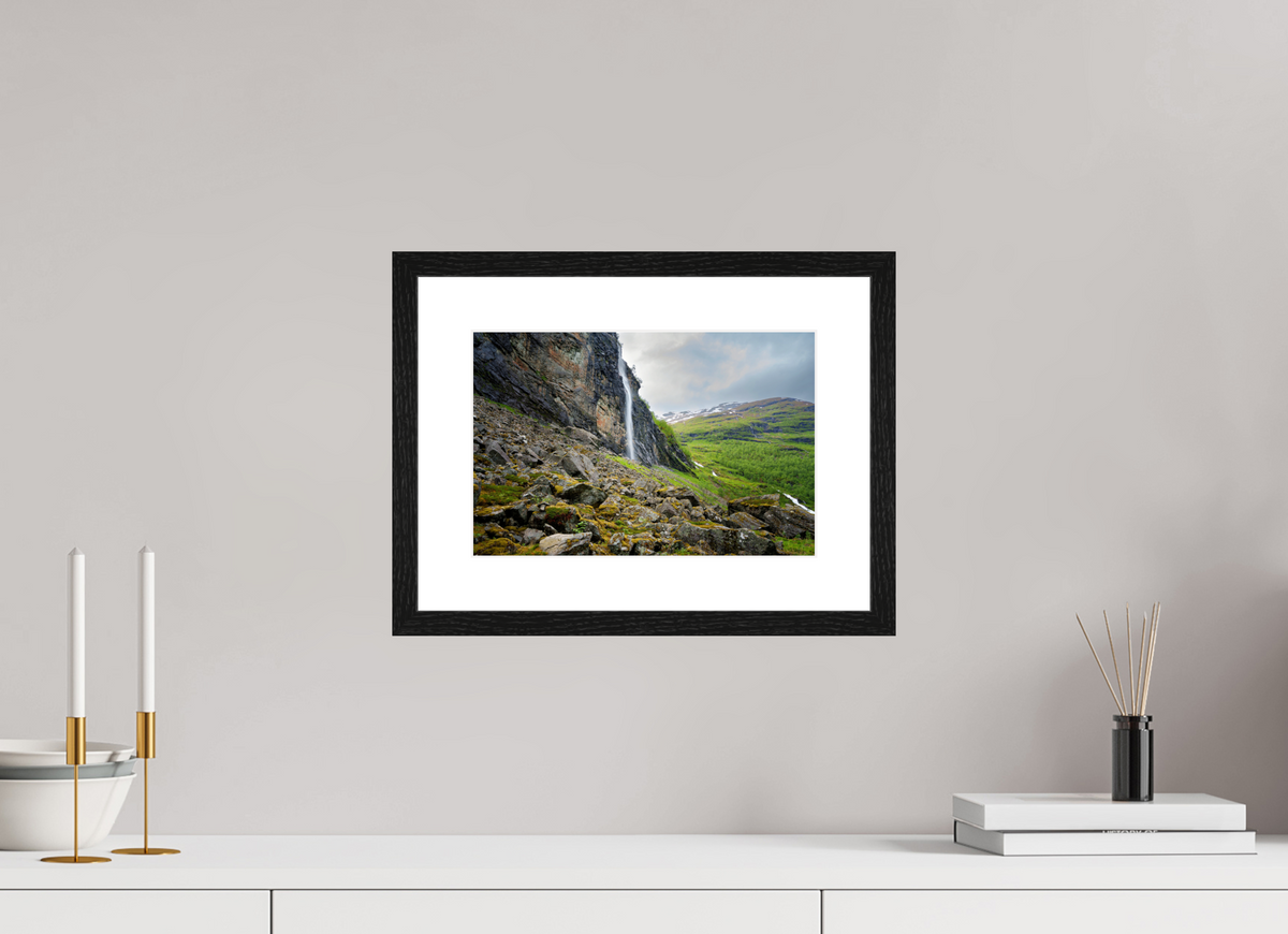 12 x 8″, Glossy Print (Framed) Norway11
